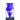 A front view of the MouthPeace Original, featuring a translucent purple glass piece displayed against a plain white background.
