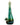 A front view of the “Mermaid” Ocean Goddess Bong, showing the sculpted glass in shades of teal and blue.