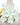 A close-up, angled view of the “Rachel” Water Pipe with a floral-like design, set against a blurred background.