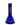 A front view of the Beaker Dry Pipe, a blue glass pipe with a classic beaker shape and smooth, rounded base.