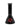 A front view of the Beaker Dry Pipe, a dark-colored glass piece with a simple, conical shape.