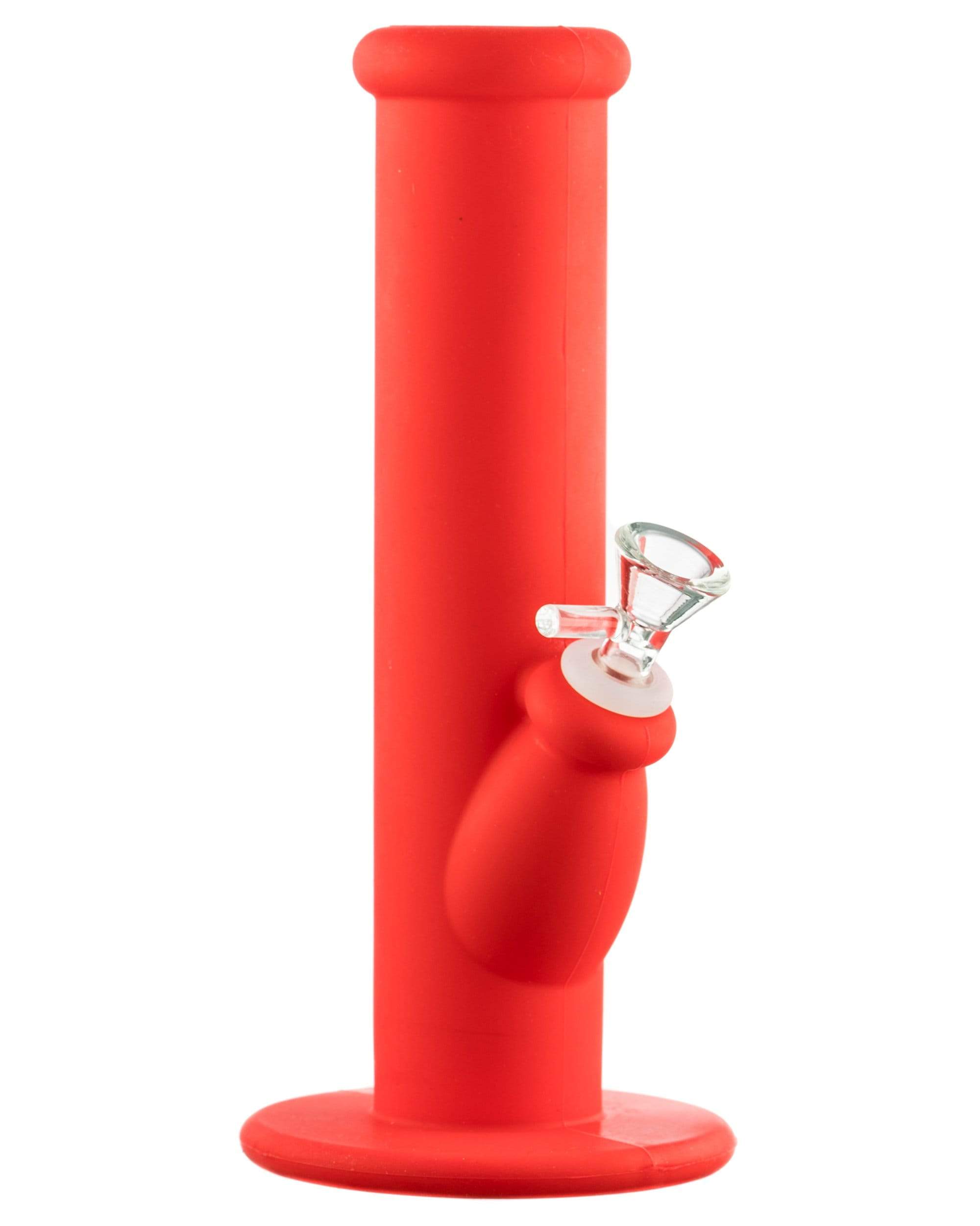 10" Silicone Straight Tube Bong