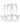 A front view of the 14" Beaker Bong w/ Donut Style Ice Catcher, displaying its clear glass construction and simple beaker shape.
