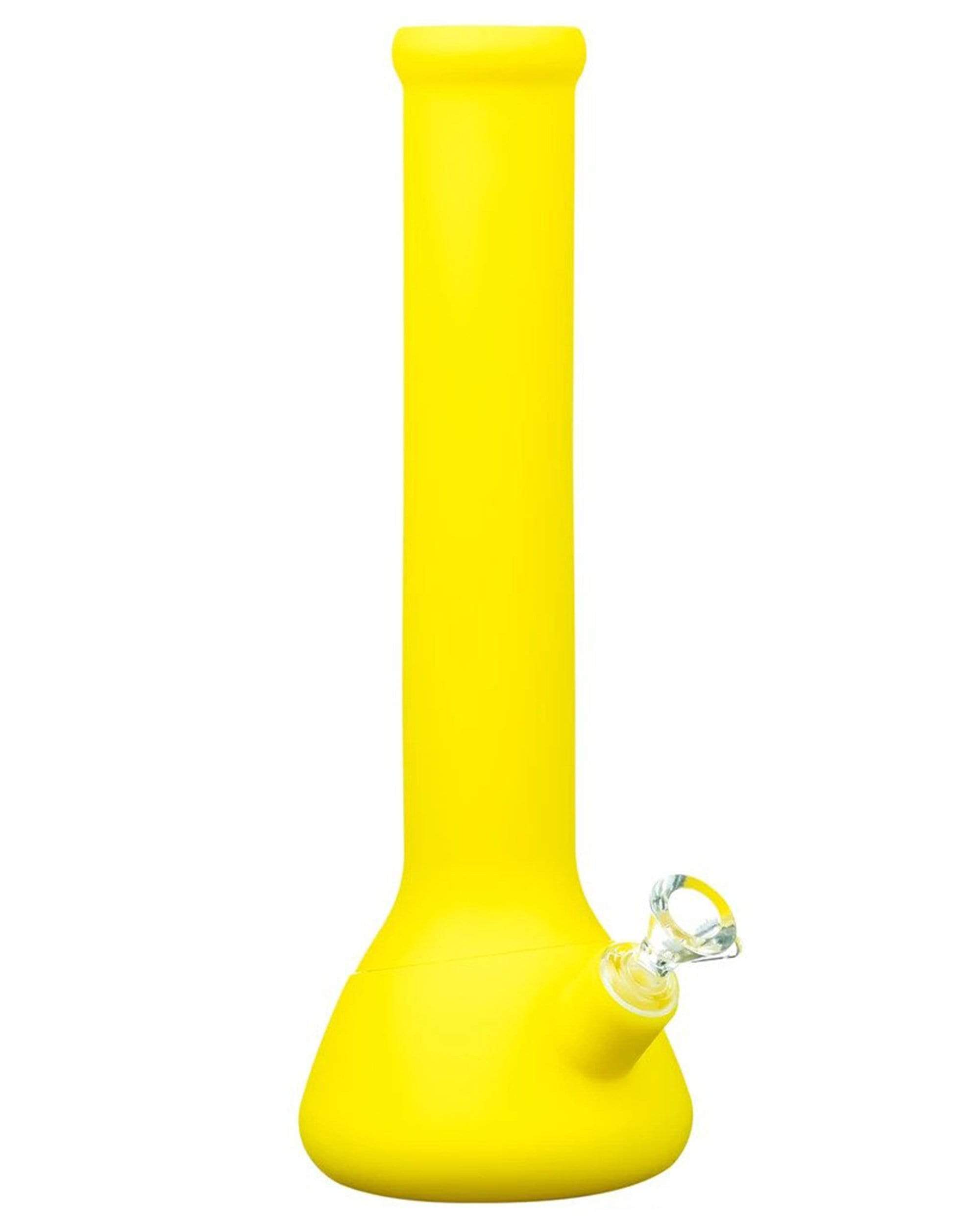 Yellow Silicone Beaker Bong