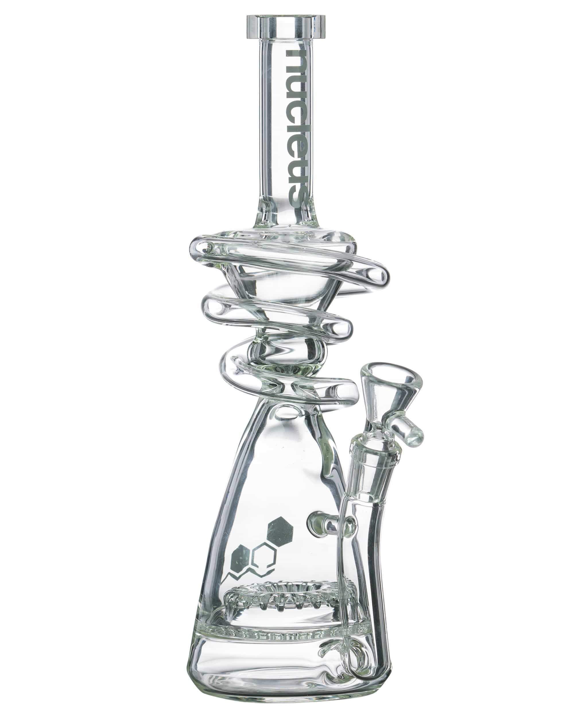 Clear Spiral Recycler with Circ Perc Puck