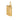 Front view of the Aluminum Dugout Pipe, showcasing its metallic gold finish and sleek, cylindrical design.