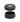 Top-down view of the 2 Piece Magnetic Grinder, showing the two black, textured grinder halves separated on a plain white background.