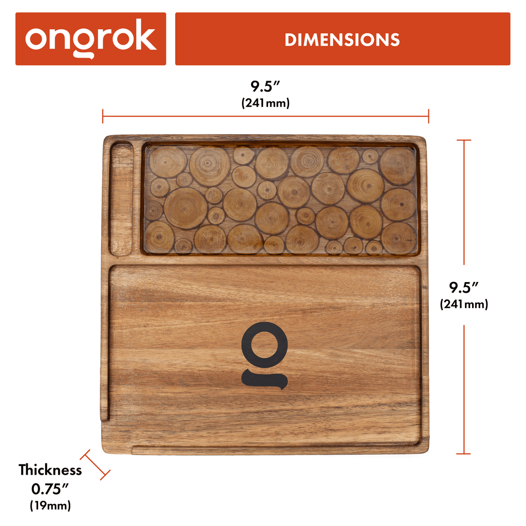 Premium Natural Acacia Wood Tray