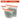 Three-quarter view of two ONGROK Silicone Storage Bags with translucent bodies and bright orange zip seals, filled with greens.