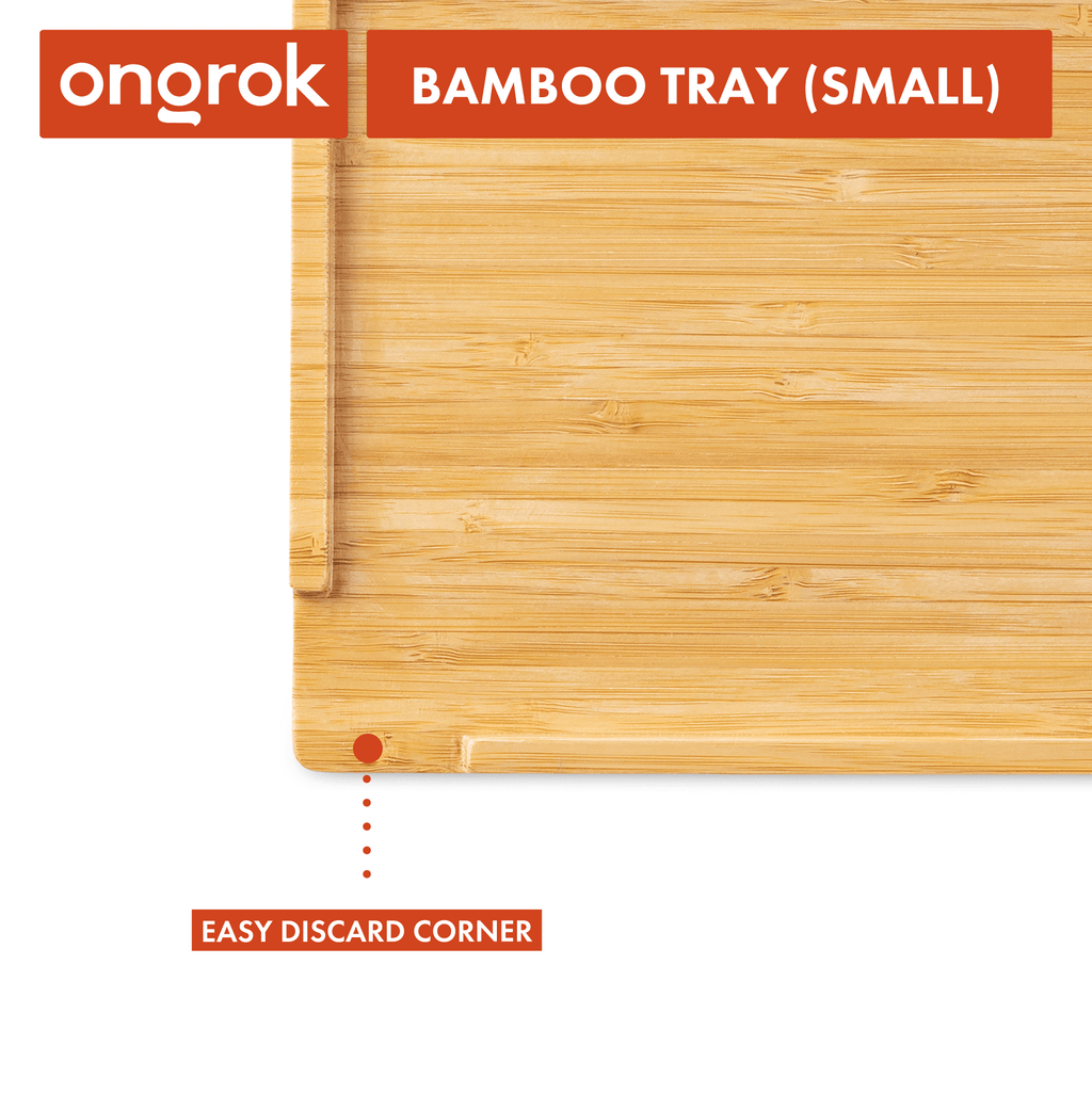 Sustainable Bamboo Wood Rolling Tray