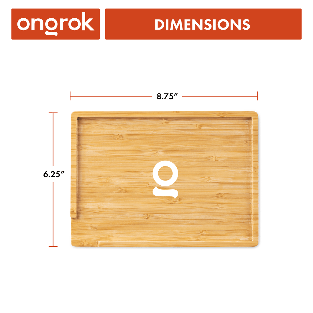 Sustainable Bamboo Wood Rolling Tray