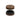 Overhead view of the 2-Piece Walnut Grinder, showcasing its two sections separated on a plain white background.