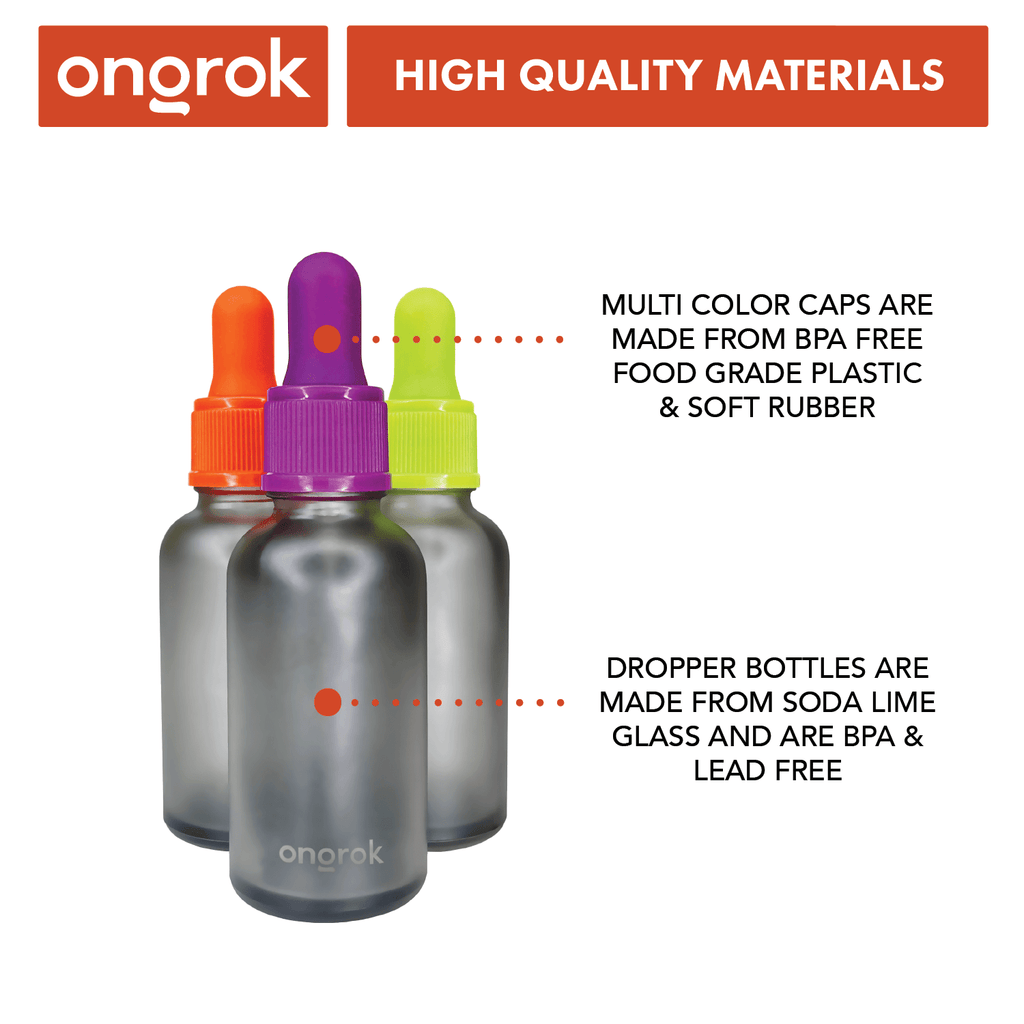 Glass Dropper Jar 6 pack
