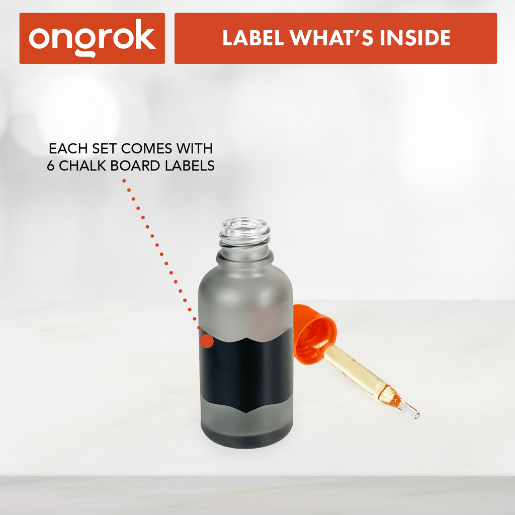 Glass Dropper Jar 6 pack
