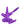 A close-up, angled view of the Banger Hanger Silicone Banger Stand in purple, displaying its textured, circular base.