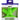 Front view of the Banger Hanger Silicone Banger Stand, a bright green holder for bangers displayed on a textured blue background.
