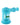 Front view of the Clobb 4 in 1 Silicone Pipe, showing a blue, textured pipe against a clean white backdrop.