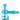 A close-up of the Clobb 4 in 1 Silicone Pipe, showing its textured, teal body and bowl joint angled towards the viewer.