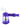 A studio shot of the Clobb 4 in 1 Silicone Pipe in purple, angled to display its compact, flexible design.