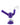 Front view of the Cranium Silicone 4-in-1 Hybrid Water Pipe, showcasing its purple silicone construction and unique bulbous design.