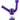 Front view of the Cranium Silicone 4-in-1 Hybrid Water Pipe, featuring a purple, textured design and clear mouthpiece.