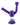 Front view of the Cranium Silicone 4-in-1 Hybrid Water Pipe, featuring a purple, textured design and clear mouthpiece.