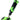 Front view of the Cranium Silicone 4-in-1 Hybrid Water Pipe, showing the green and clear silicone with a detachable mouthpiece.