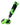 Front view of the Cranium Silicone 4-in-1 Hybrid Water Pipe, showing the green and clear silicone with a detachable mouthpiece.