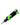 A close-up, angled view of the Cranium Silicone 4-in-1 Hybrid Water Pipe, displaying its dark and light green silicone construction.