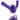 Front view of the Cranium Silicone 4-in-1 Hybrid Water Pipe, showcasing its purple, textured body and clear mouthpiece.