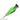 A side view of the Echo 4-in-1 Silicone Bong, showcasing its curved, translucent green form and simple design.