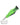 A side view of the Echo 4-in-1 Silicone Bong, showcasing its curved, translucent green form and simple design.