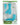 Front view of the Echo 4-in-1 Silicone Bong in a clear plastic package with a blue liquid design.