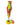 Front view of the Echo 4-in-1 Silicone Bong with a red and green color scheme, showing the disassembled components against a plain white background.