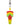 A close-up, angled view of the Echo 4-in-1 Silicone Bong, showcasing its vibrant, multi-colored construction.