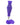 Front view of the Echo 4-in-1 Silicone Bong, showing the purple, cylindrical silicone body and attached mouthpiece.