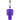 Front view of the Echo 4-in-1 Silicone Bong, showcasing the purple, textured silicone material and its upward-angled form.