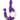 Front view of the Echo 4-in-1 Silicone Bong, showcasing the purple, textured silicone construction and bowl attachment.