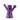 Front view of the Hyborg Silicone Glass 4-in-1 Hybrid Water Pipe and Nectar Collector, showing its purple-tinted glass and silicone accents.