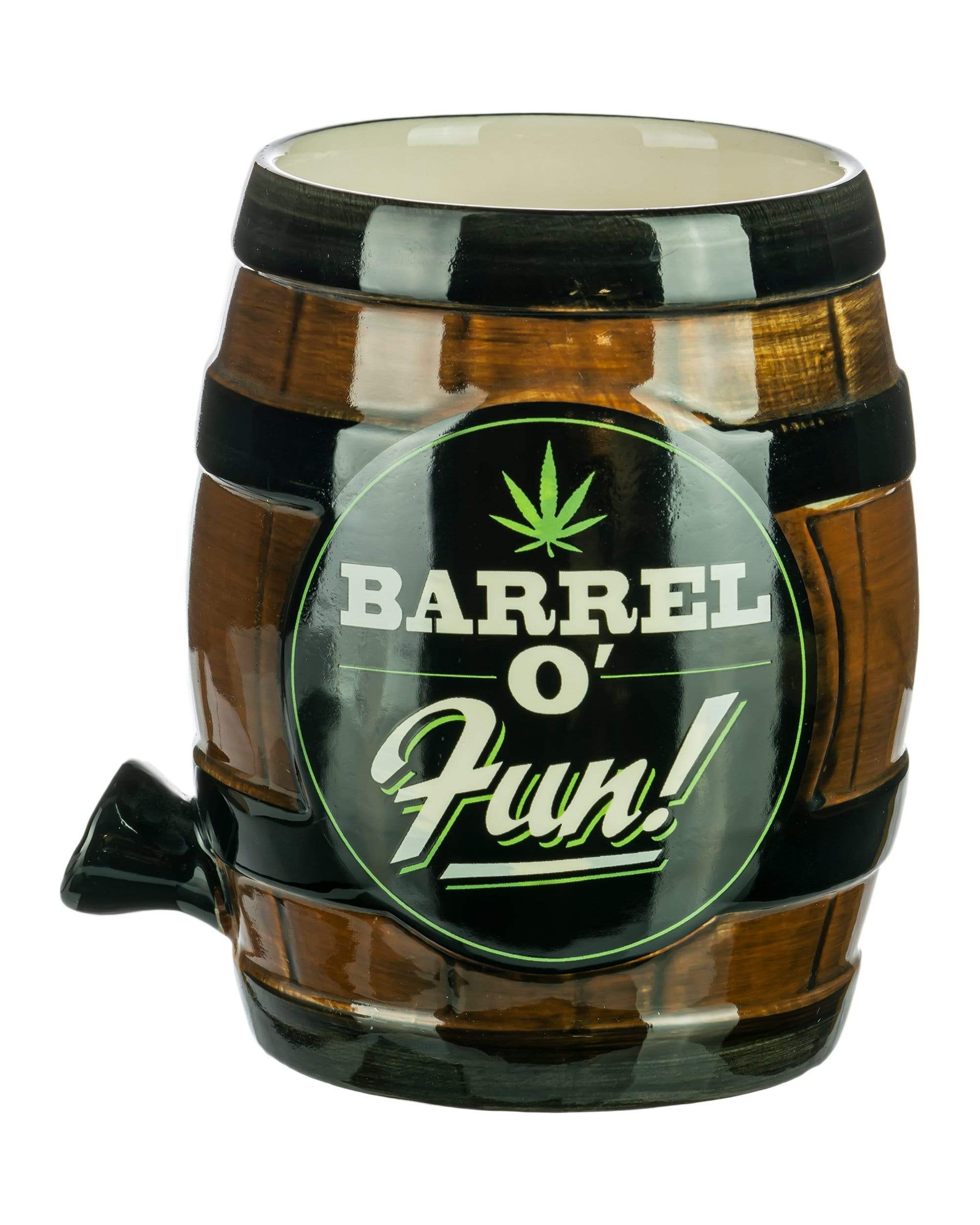 Large "Barrel of Fun" Pipe Mug