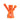 A front view of the Hyborg Silicone Glass 4-in-1 Hybrid Water Pipe and Nectar Collector, showing its orange silicone body and glass components.