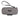 Front view of the Traveler Smell Proof Travel Pouch, a closed, dark gray zippered pouch with a carrying handle.