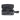 Front view of the open Traveler Smell Proof Travel Pouch, displaying a black, zippered interior with a carrying handle.