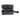 Opened Traveler Smell Proof Travel Pouch displays a black zippered pouch with a gray interior, viewed from slightly above.
