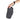 A hand holds the Traveler Smell Proof Travel Pouch, a dark-colored zippered pouch against a neutral background.