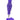 Front view of the Ozone 4-in-1 Silicone Bong, showing a purple, ribbed neck above a clear, cylindrical base.