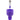 Front view of the Ozone 4-in-1 Silicone Bong, a purple, textured piece with a clear glass downstem visible inside.