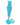 Front view of the Ozone 4-in-1 Silicone Bong with a detachable, clear cap on its mouthpiece.