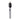 Front view of the Quad 510 Thread 500mAh Square Vape Pen Battery, a silver, rectangular device with a sleek, modern design.