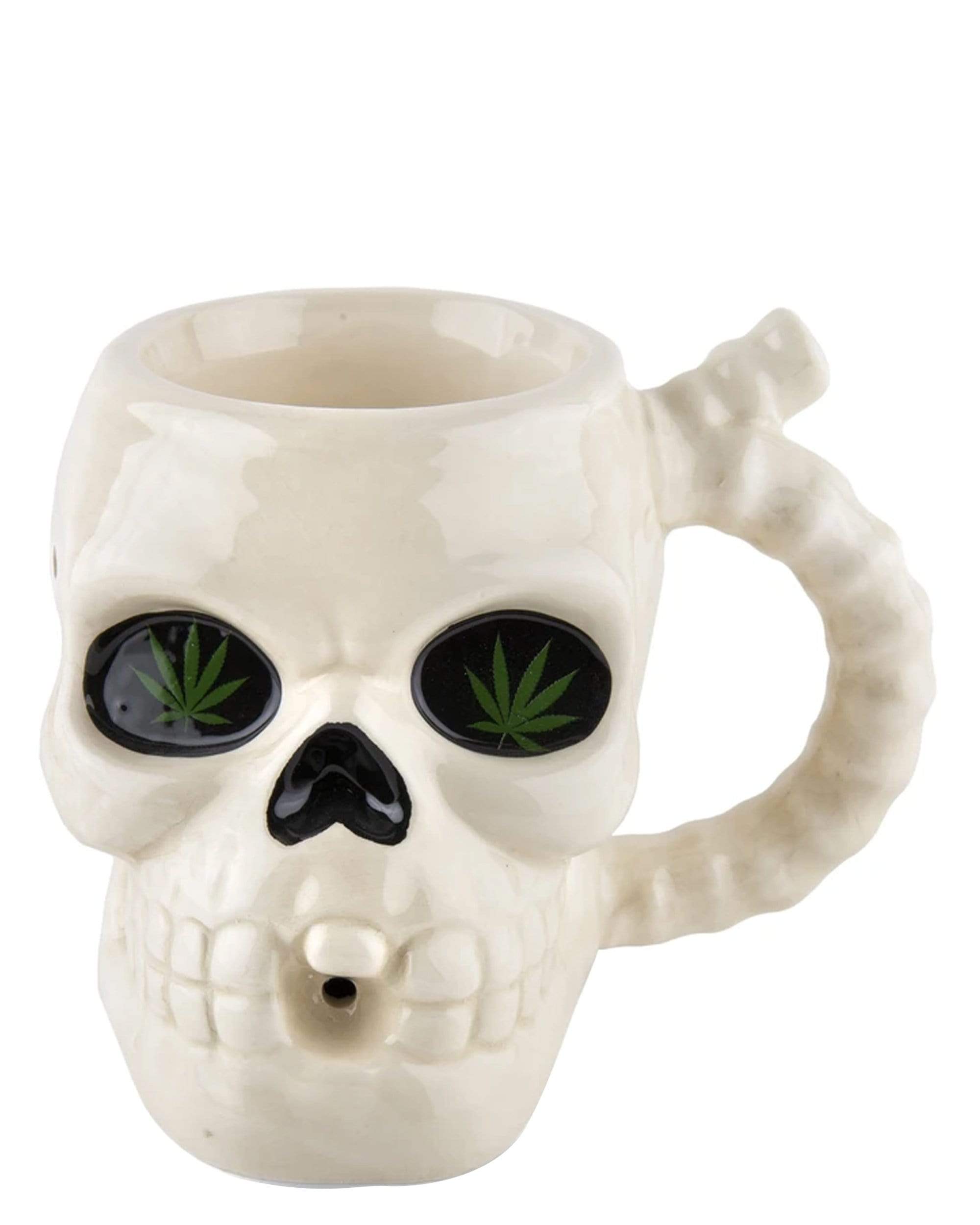 Ooze Skull Shaped Pipe Mug